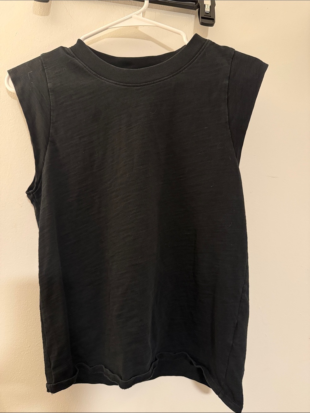Nation LTD Black Sleeveless Muscle Tee